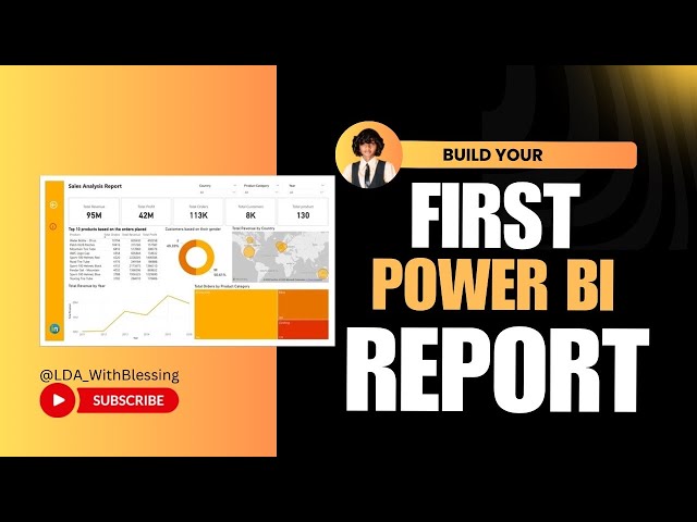 Build Your First  Power BI Report With Me