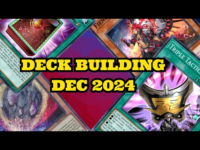 HOW TO DECK BUILD | DEC 2024 FORMAT