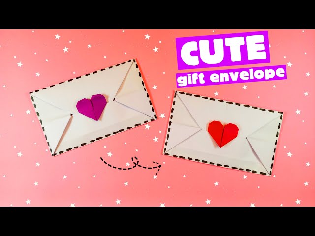 Friendship Day cute gift ideas diy | how to make cute gift envelope | diy love letter envelope