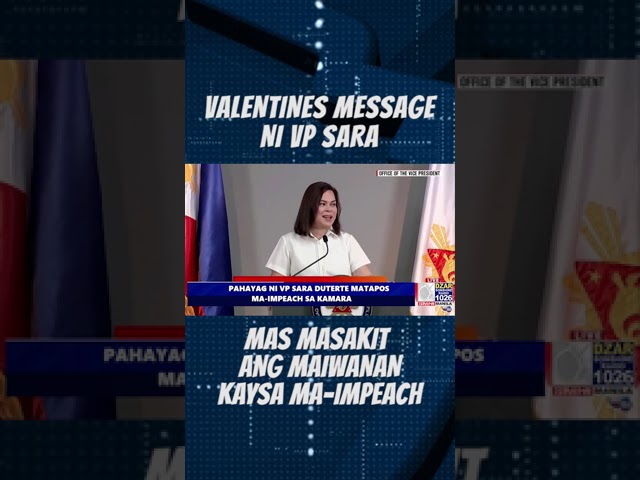 Valentines message ni VP Sara   FULL VIDEO| https://www.youtube.com/watch?v=jLtJ9HgealI