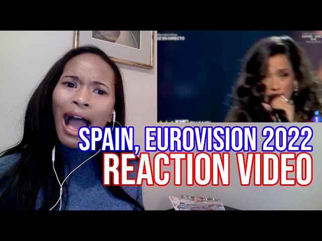 REACTION SPAIN #EUROVISION 2022: Chanel, "SloMo" [Alesia Michelle]