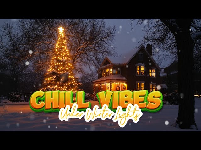 Chill Vibes & Lo-Fi Melodies Under Winter Lights 🌙❄️🎶