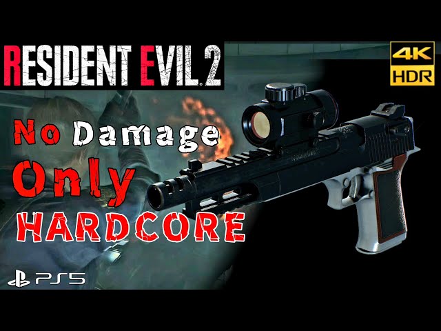 Lightning Hawk Magnum VS G (Stage 3) |  HARDCORE | No Damage | -  Resident Evil 2 Remake