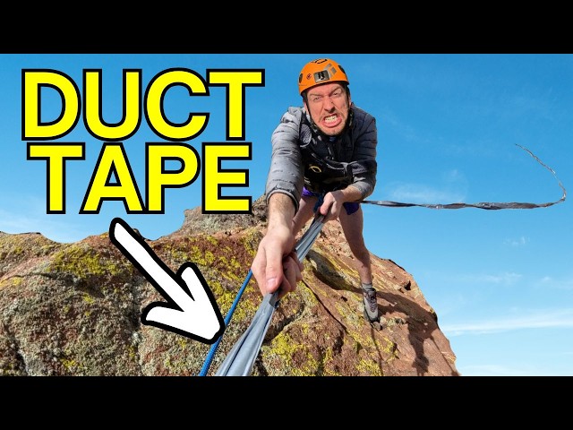 Can I Rappel Down a 100 ft Cliff With A Duct Tape Rope?