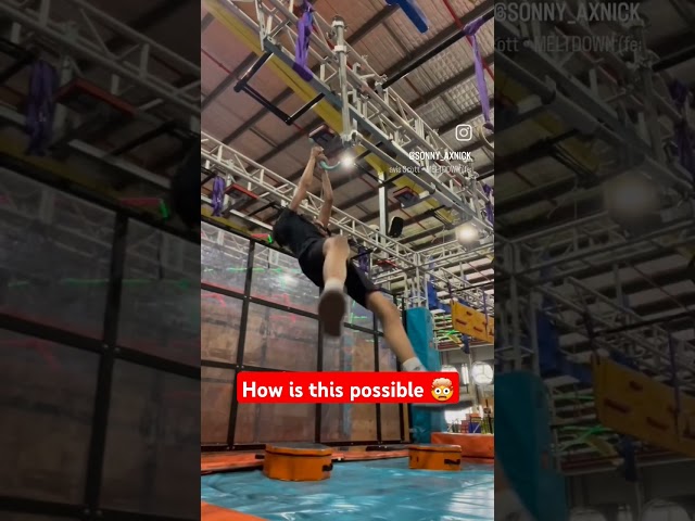 EXPLAIN THE PHYSICS!?       #ninjawarriors #flip #ninjawarriorgame #viralvideo #fyp #physics #trick