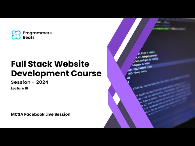 Full Stack Web Development Course in Hindi/Urdu | Live Session 🚀 | Learn to Code from Scratch