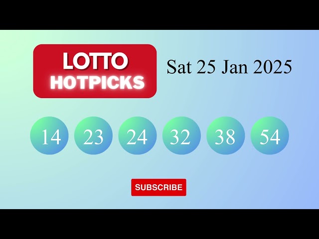 LottoHotPicks Draw Results on Sat 25 Jan 2025 The National Lottery UK