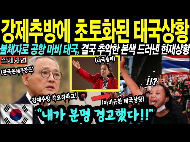 불체자 강제추방에 초토화된 태국, 결국 추악한 본색 드러낸 현재상황