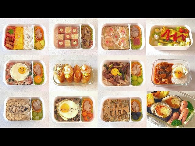 [Lunch Box Collection 3] ✰ 🇰🇷 Korean student's realistic 20 super-simple lunch boxes 🧃 (1h)