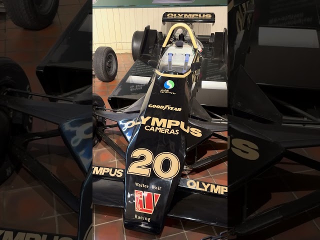 1979 Formula 1 Olympus Wolf WR7 Ford Cosworth Engine 170 mph top speed.