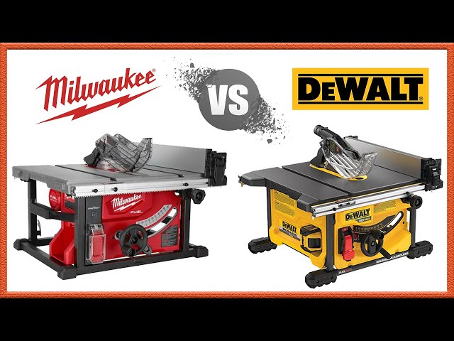 Milwaukee vs Dewalt Table Saw - Dewalt DCS7485 vs Milwaukee 2736-20