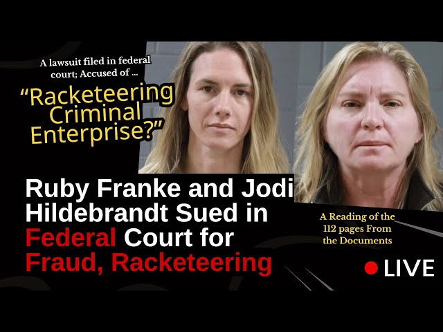 Ruby Franke and Jodi Hildebrandt Sued in Federal Court for Fraud, Racketeering