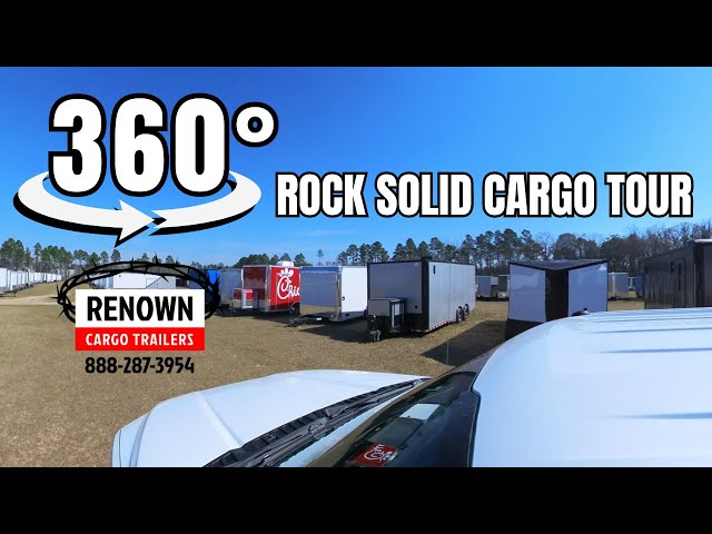 360° Rock Solid Cargo Manufacturing Plant Tour | Renown Cargo Trailers