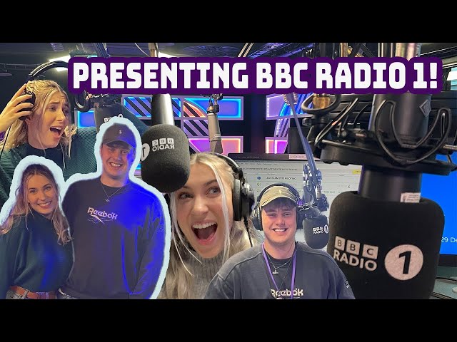 Presenting the Official Charts on BBC Radio 1 (eek!)