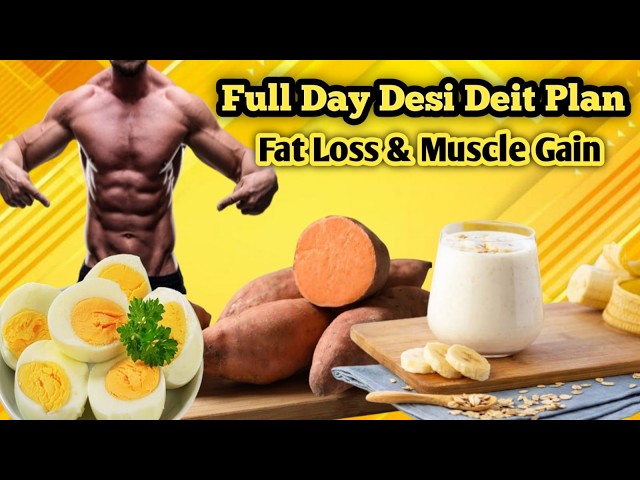 Full Diet Meal For Muscle Gain || Healthy Diet Plan || Desi Full Day Diet Video