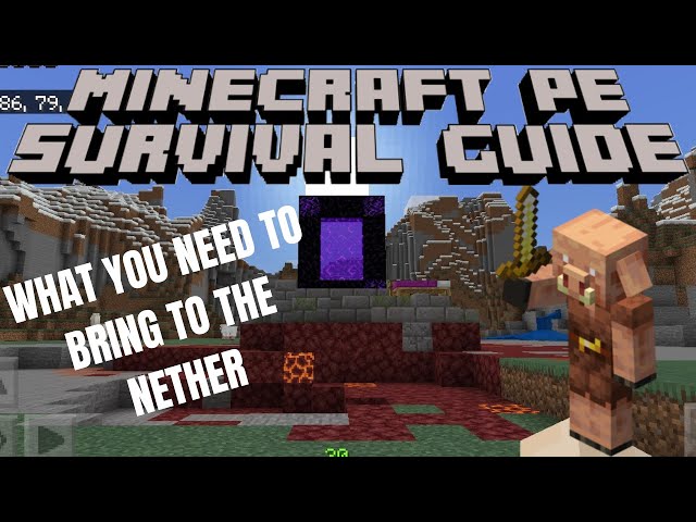 How To Prepare For And Get To The Nether: The Minecraft Pocket Edition Survival Guide Ep 6