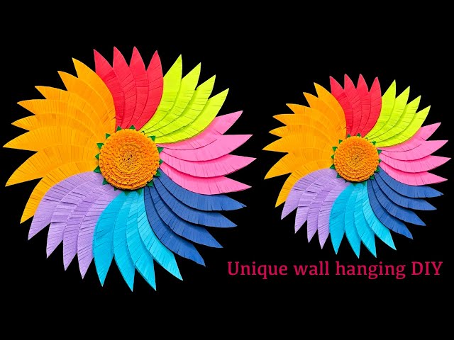 Beautiful and Easy Paper Wall Hanging | Paper Craft For Home Decoration | Unique Wall Hanging | DIY