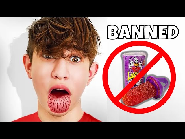 Trying BANNED Candies! 😳