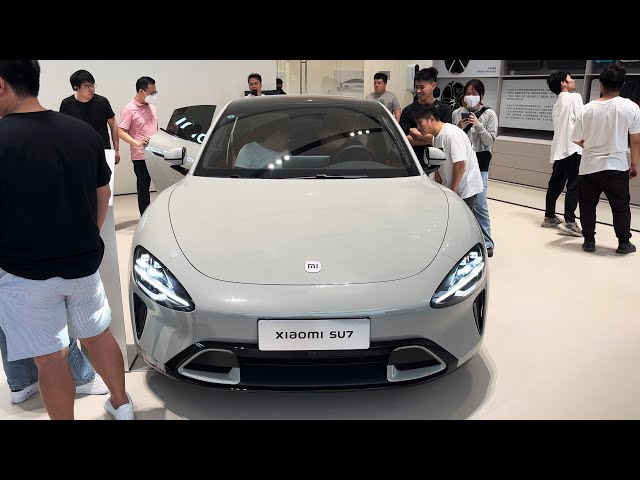 2024 Xiaomi SU7 Interior and Exterior in details 4K