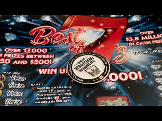 Best of 7’s WA Lottery Scratch Off Tickets