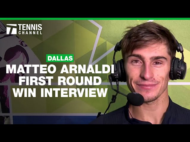 Matteo Arnaldi on Sinner's Influence for Italian Tennis | 2025 Dallas