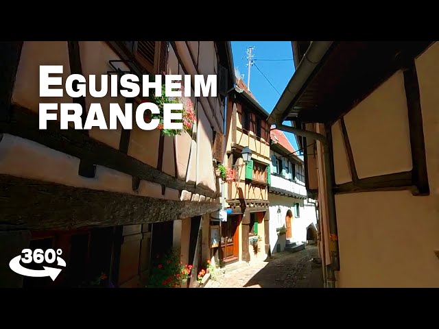 Eguisheim FRANCE Summer • 360 Degree Video 5.7K ASMR