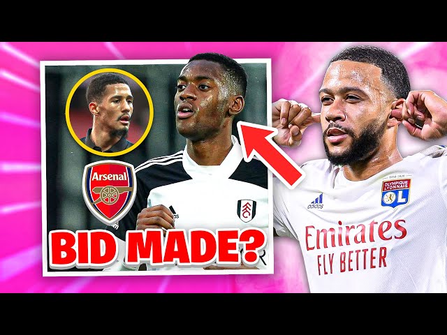 Arsenal Making OFFER For Fulham Defender Tosin Adarabioyo? | Memphis Depay Free Transfer!