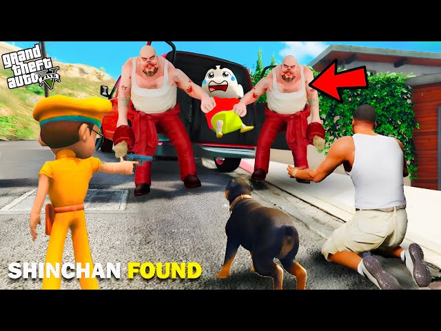 Franklin Found Kidnapped Shinchan In GTA 5