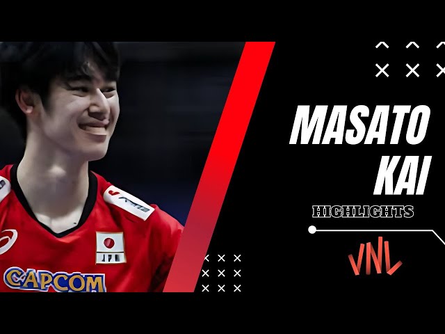 Masato Kai HIGHLIGHTS | Japan 🇯🇵 🆚 Cuba 🇨🇺 | Men's Volleyball VNL 2024