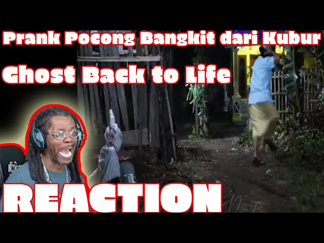 Prank Pocong Bangkit dari Kubur || Kreasi Terbaru Lucu Ngakak || Ghost Back to Life Reaction