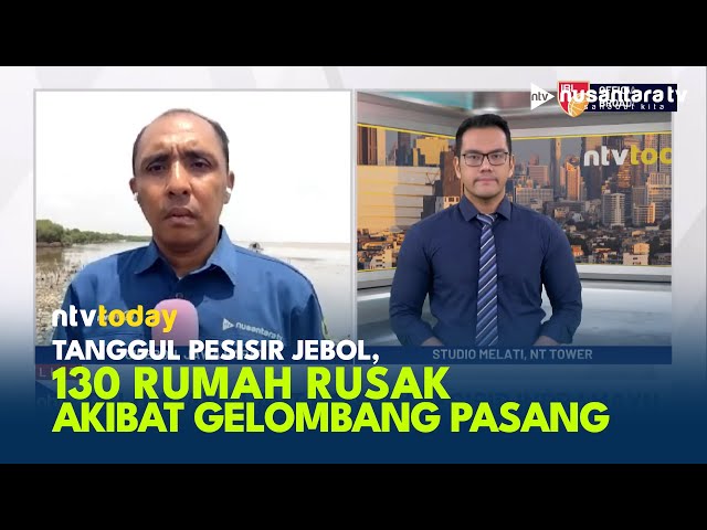 Banjir Rob dan Gelombang Pasang Rusak Tanggul di Indramayu, 130 Rumah Terdampak | NTV TODAY