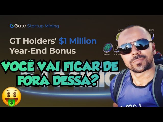 GATE.IO - VOCÊ VAI PERDER A OPORTUNIDADE DE GANHAR 1 MILHÃO DE DÓLARES?