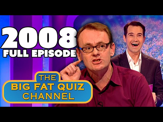 The Big Fat Quiz Of The Year (2008) | FULL EPISODE | Big Fat Quiz