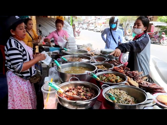 Top 3 Street Food Spots in Phnom Penh Under $1! (Lunch & Dinner Guide)