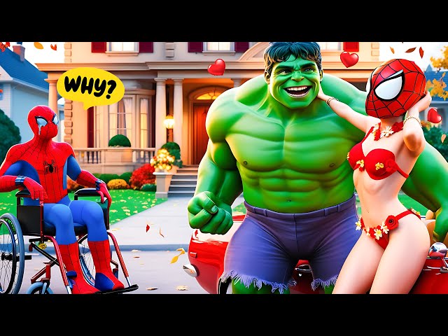 Hulk x Spider Man Love Story vs Bad Husband in Granny House | Funny Horror Animation