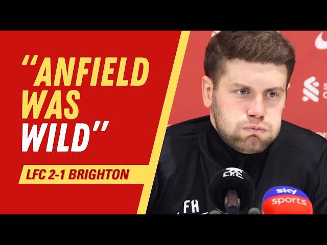 'Anfield was WILD' - Brighton manager's BRILLIANT words on LFC atmosphere