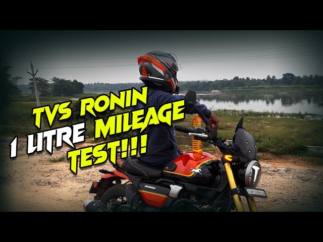 TVS RONIN 1 LITRE MILEAGE TEST | SHOCKING RESULT😱😱| TELUGU MOTOVLOG | @ExploreWithNanda