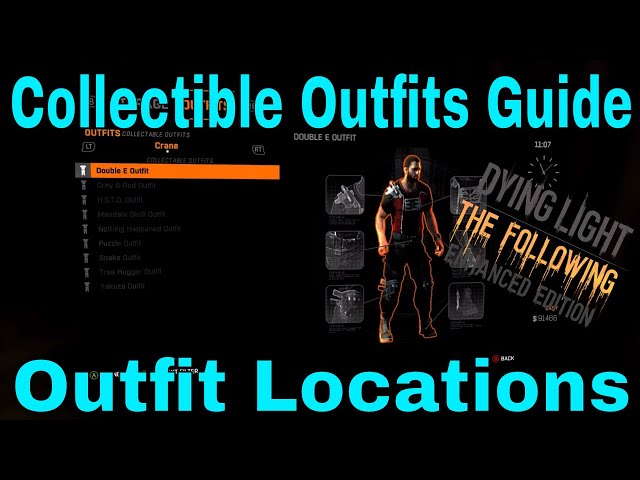 All Collectible Outfits // Dying Light The Following DLC