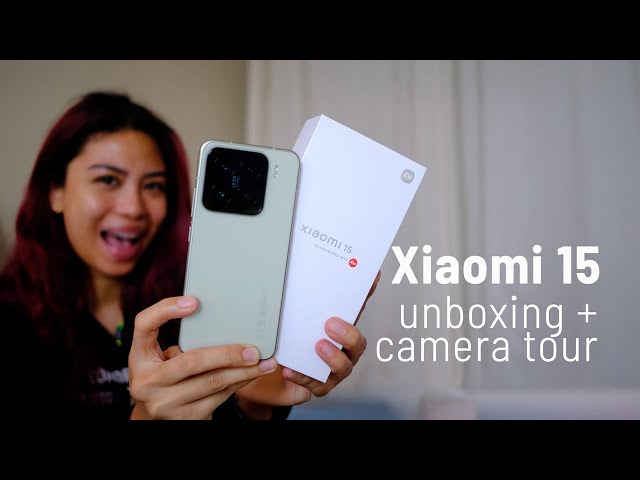 Xiaomi 15 unboxing + CAMERA tour