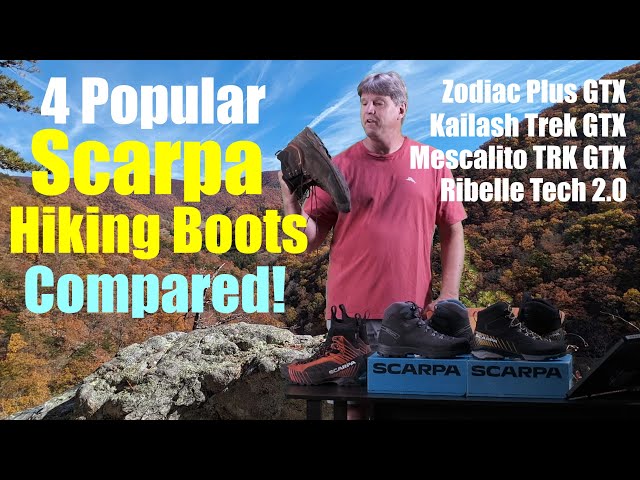 Comparing 4 Scarpa Hiking Boots