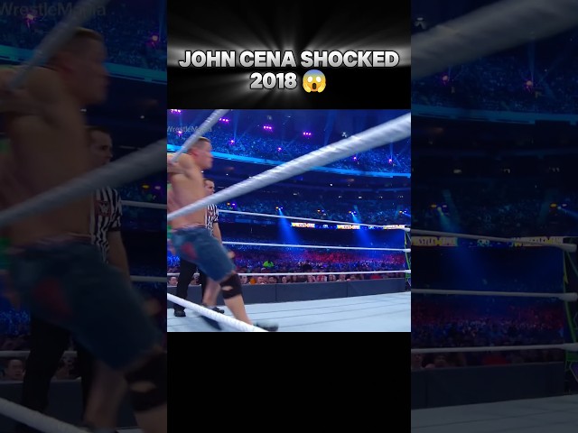 John Cena Scary 😱 Moment 2018 vs 2014 💥 #shorts #viralshorts