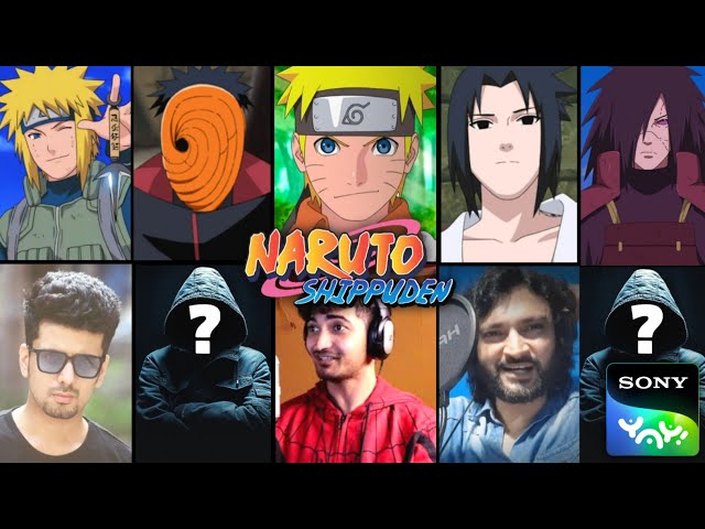 Naruto Shippuden New Hindi Dubbing Artist || Naruto Shippuden Coming on Sony Yay! (Unofficial Cast)