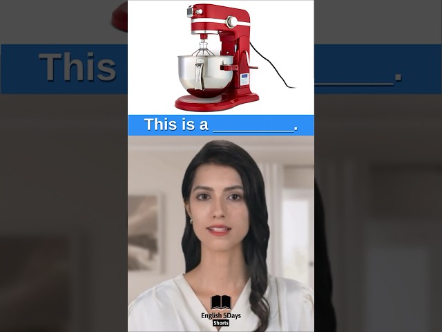 What's this called in English? Names these Kitchen appliances