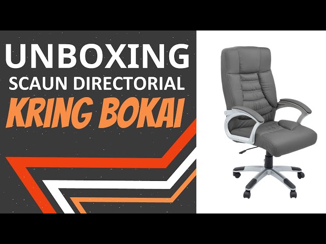 UNBOXING SCAUN DE BIROU KRING BOKAI , 280 lei de Black Friday