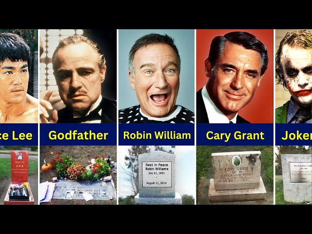 🪦 90 Incredible Graves of Legend Actors