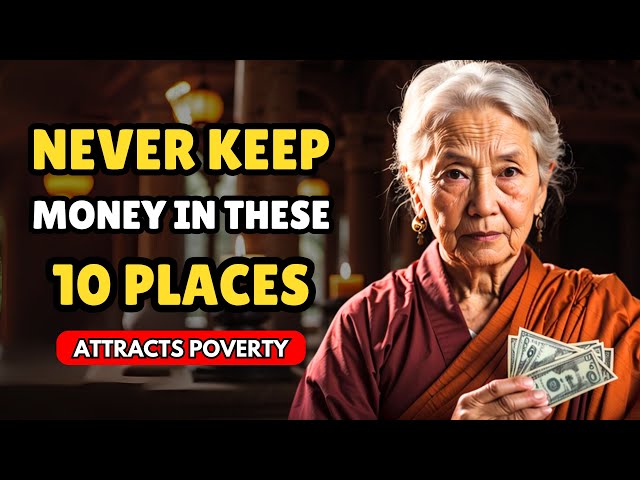 🏠10 Places in Your Home That Attract Poverty if You Keep Money in Them | Zen Buddhist Teachings