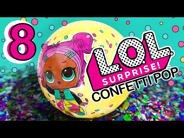 LOL Surprise Dolls Confetti Pop Real BabyDoll Countdown 8 Series 3 Evening Routine Bedtime Story