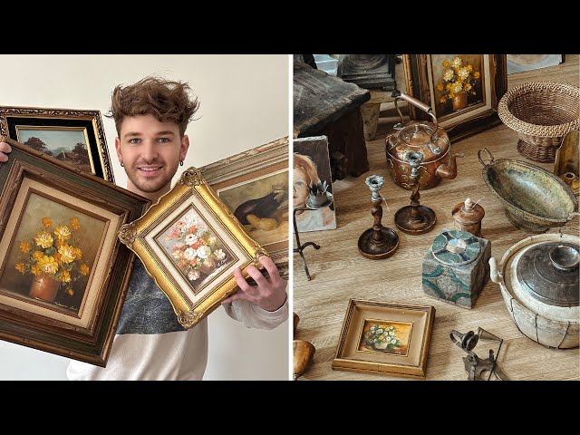 MASSIVE Antique & Vintage Shop With Me + HAUL!