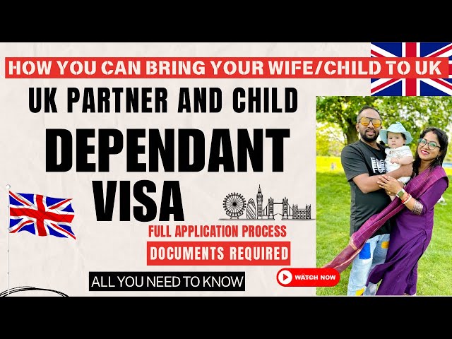 How To Apply UK Partner/Child Dependent Visa for UK Skilled Worker Step By Step Application Process