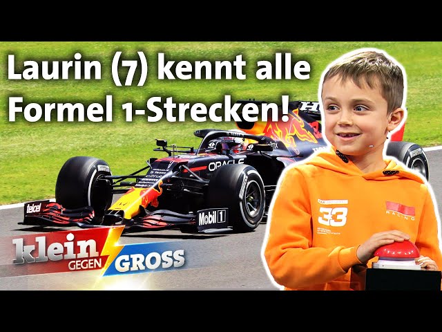 Kennt sich Laurin (7) besser aus als Formel-1-Legende? | Klein gegen Groß